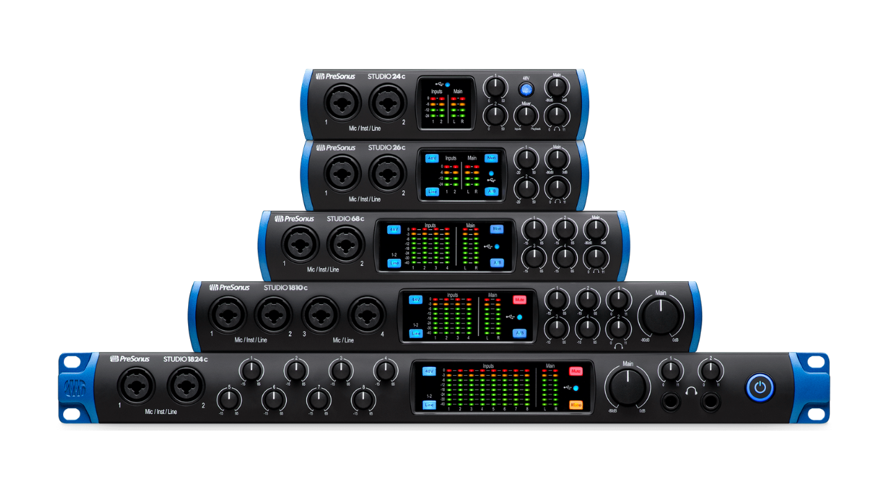 PreSonus Introduces Studio Series USB-C Audio Interfaces